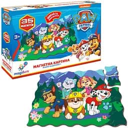 Уцінка. Набір магнітів Магнітна картина Magdum Paw Patrol Щенячий патруль Мчимо на допомогу (ML4034-33)  - мініатюра 1