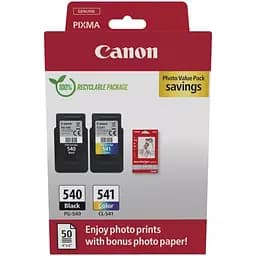 Картридж Canon PG-540 Multipack PG-540/CL-541 BK Color + GP-501 Glossy Paper (5225B013)