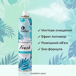 Сухий шампунь Today Fresh 200 мл - мініатюра 4