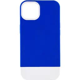 Чохол Epik TPU+PC Bichromatic для Apple iPhone 13, 6.1 Navy Blue/White