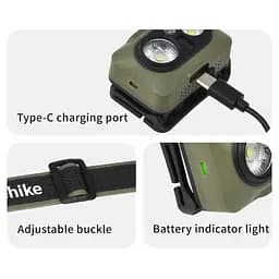 Ліхтар налобний Naturehike CNK2450ZM010 (Коричневий) - мініатюра 4