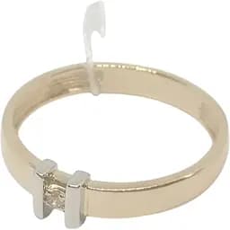 Золоті кільця Столична Ювелірна Фабрика з фіанітом. 141072КБ 16,5