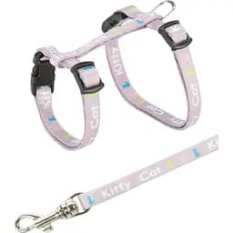 Шлея з повідцем для кошенят Trixie Kitty Cat нейлон 21-33х0.8х120 см 1 наб., в асортименті - мініатюра 2