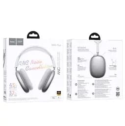 Навушники Hoco Bluetooth W65 Happy BT headphones сріблясті - мініатюра 2