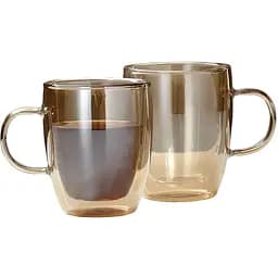 Набір чашок Vittora Gold з подвійним дном 270 мл 2 шт. (133109)