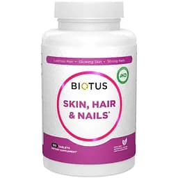 Пищевая добавка Biotus Hair, Skin & Nails 120 таблеток