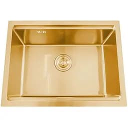 Золотая мойка Nett NG-5742 под столешницу из нержавейки кухонная станция