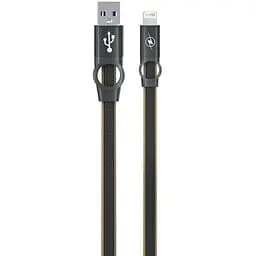 USB кабель Gelius Pro Flexible 2 GP-UC07i iPhone X Black