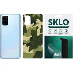 Захисна гідрогелева плівка SKLO Back (тил) Camo для Samsung J710F Galaxy J7 (2016) Зелений / Army Green