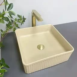 Умивальник VBI Bolzano beige matt накладний VBI-013802