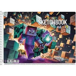 Альбом для малювання Школярик Creativity 20 аркушів в асортименті (PB-SC-020-8511)