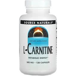 L-карнітин Source Naturals 500 мг 120 капсули