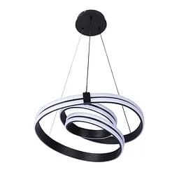 Люстра стельова LED Levistella 78778093 BK, 130W, чорний, сучасний стиль з пультом, 3 режими світла