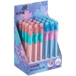 Ручка гелева пиши-стирай Kite Smart 3 синя упаковка 24 шт. (K26-098-3) - мініатюра 4