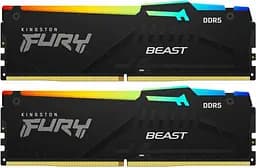 Модуль пам'яті DDR5 Kingston Fury Beast R GB 2x16 GB 5200MHz [KF552C36BBEAK2-32] [79123] - мініатюра 2