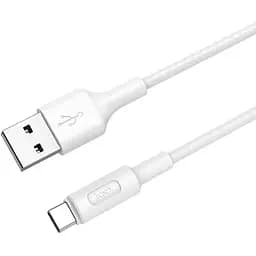 Кабель Hoco X25 Soarer charging data cable for Type-C Білий