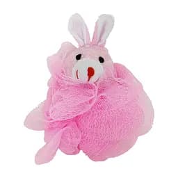 Мочалка для купання малюків Кролик MGZ-0912(Pink) нейлон