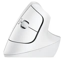 Миша бездротова Logitech Lift Bluetooth Vertical Ergonomic White (910-006496) - мініатюра 4