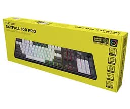 Клавіатура ігрова механічна HATOR HTK-4100-UA Wireless Skyfall 100 PRO Black-White Aurum Vanila Silent switches - мініатюра 7
