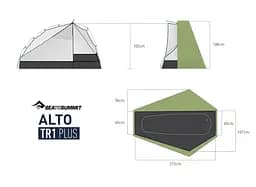 Намет Sea to Summit Alto TR1 Plus Зелений (1033-STS ATS2039-02160402) - мініатюра 9