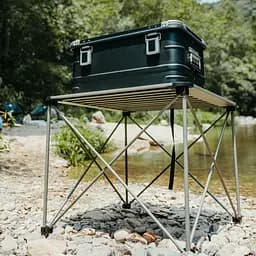 Складний стіл Naturehike CNK2450JJ013, L, алюміній, сірий - мініатюра 7