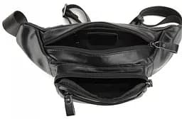 Сумка на пояс з натуральної шкіриTiding Bag Чорний - мініатюра 3