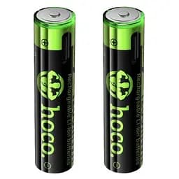 Акумулятори мініпальчик AAA 1200mAh 2 шт. з роз'ємом Type-C HOCO JA4
