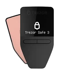 Апаратний гаманець для криптовалют Trezor Model Safe 3 Galactic Rose (TMS3GR)