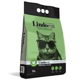 Бентонитовый наполнитель Lindocat с гранулами мелкого размера без аромата 10 л