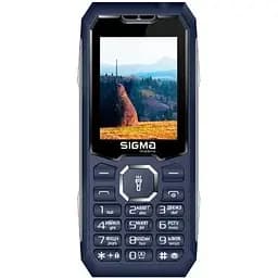 Кнопочный телефон Sigma mobile X-Style 341 Bro Type-C синий (4827798368428)