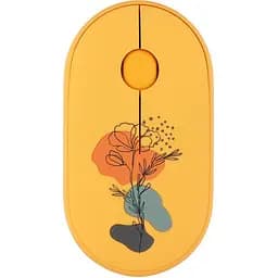 Бездротова миша комп'ютерна 2E MF300 FLORA POPPY Silent WL BT з принтом