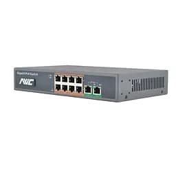 PoE-коммутатор 10-портовый гигабитный NVC-1008G (73-00101)