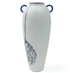 Ваза MBM HOME Елізіум залізна принт глибокий синій 200х170х420 мм (VB-03 PRINT/DEEP BLUE)