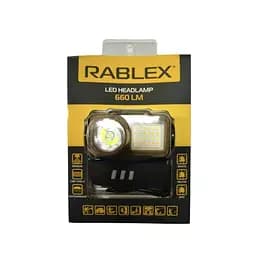 Ліхтар налобний акумуляторний Rablex RB 953 LED з датчиком руху червоним підсвічуванням - мініатюра 2