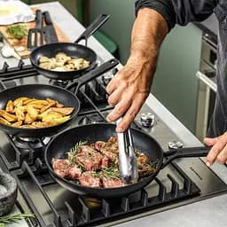 Набір сковорідок KitchenAid CFA 24/28 см з керамічним покриттям 2 предмети (CC003569-001) - мініатюра 11