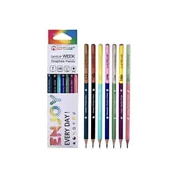 Набор карандашей чернографитных Acmeliae Days of Week, HB, 2.2 мм, 7 шт.