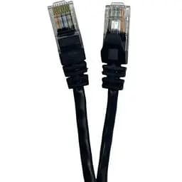 Патч-корд 1м UTP cat.5e, CU, 24AWG, black GEAR (GPC-UTPCURJ45-1B)