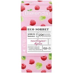 Сыворотка для лица Bielenda Eco Sorbet Малина, увлажняющая и успокаивающая, 30 мл