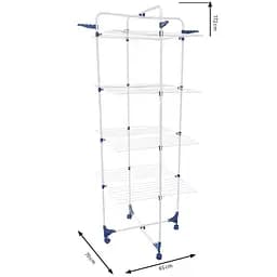 Сушарка для білизни підлогова Casa Si Athletic 4 White (CS92186E04) - мініатюра 2