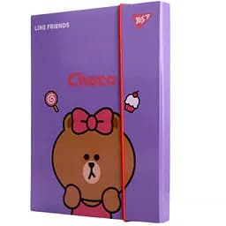 Папка для тетрадей Yes Line Friends картонная В5 (500242)