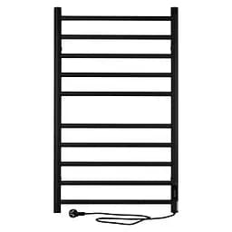 Електрична рушникосушка Qtap Evia (BLA) 11120R з таймером, Чорний