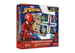 Настільна гра Trefl Лудо 2 в 1. Марвел: Людина-павук (Ludo 2 in 1: Marvel. Spider-Man) (02419)