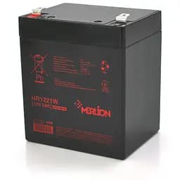 Аккумуляторная батарея MERLION HR1221W, 12V 5Ah ( 90 х 70 х 100 (105) )