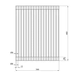 Сушарка для посуду Kroner KRP Matte - SCH4333-2 (CV028242) - мініатюра 5
