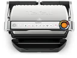 Гриль Tefal притискний OptiGrill + 2000Вт знімні пластини алюміній метал (GC717D10) - мініатюра 2
