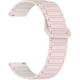 Ремешок DK CDK для Samsung Watch5 (R910 / R915) 44mm 20mm Silicone Shaped Magnetic (018822) (pink / ivory)