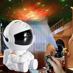 Лазерний нічник-проектор зоряного неба Astronaut Art HR-F3 білий - мініатюра 2
