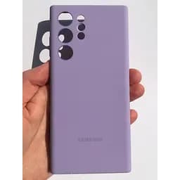 Силіконовий чохол Samsung Silicone Cover для Samsung Galaxy S22 Ultra (S908) Lavender EF-PS908TVEGRU - мініатюра 2