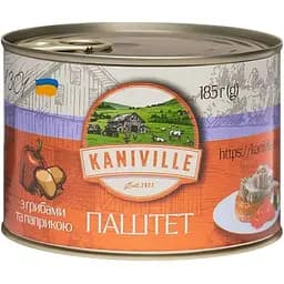 Паштет м’ясний aniville з грибами та паприкою 185 г