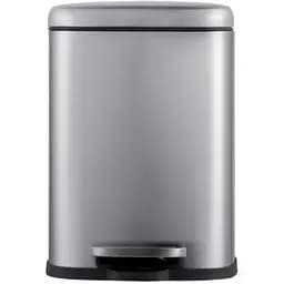 Мусорное ведро Mixxus Premium Style-TC0305 SS Color с плавным закрытием прямоугольное 5 л нержавейка (MI7060) 
